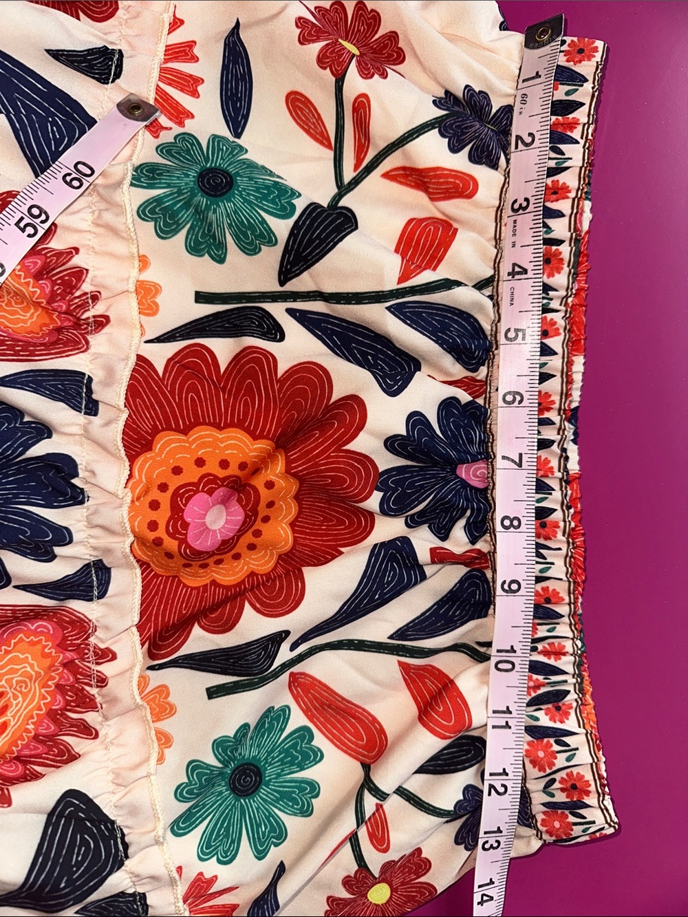 Floral Tiered Maxi Skirt - Multicolor - Picture 5 of 6